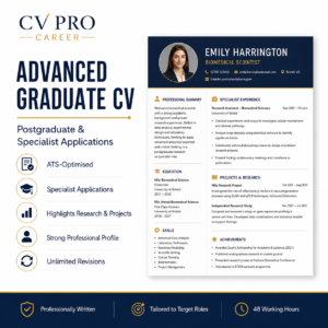 Advanced Graduate CV