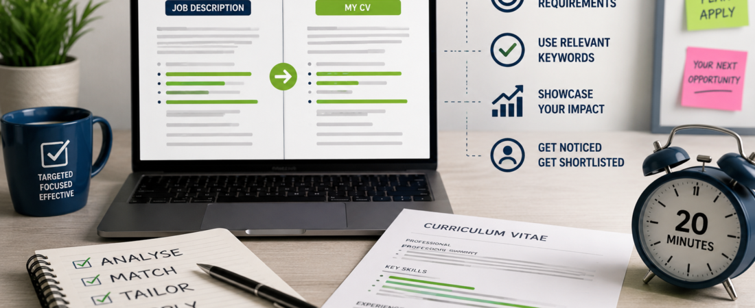 How to Tailor Your CV to a Job Description in 20 Minutes