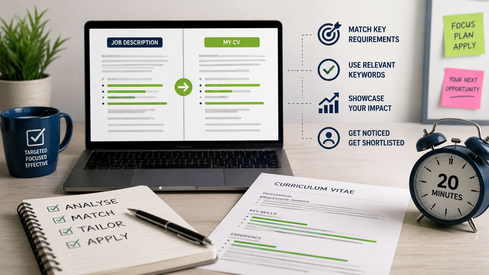 How to Tailor Your CV to a Job Description in 20 Minutes